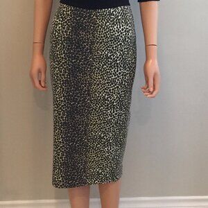 NWT Dolce & Gabbana Animal Print Skirt